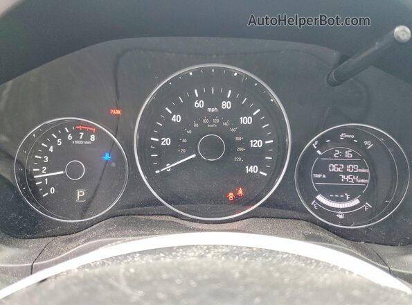 3CZRU6H33LM718487 2020 HONDA HR-V Белый Вид щитка приборов