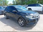 2022 Honda Hr-v Awd Lx Black vin: 3CZRU6H33NM757020