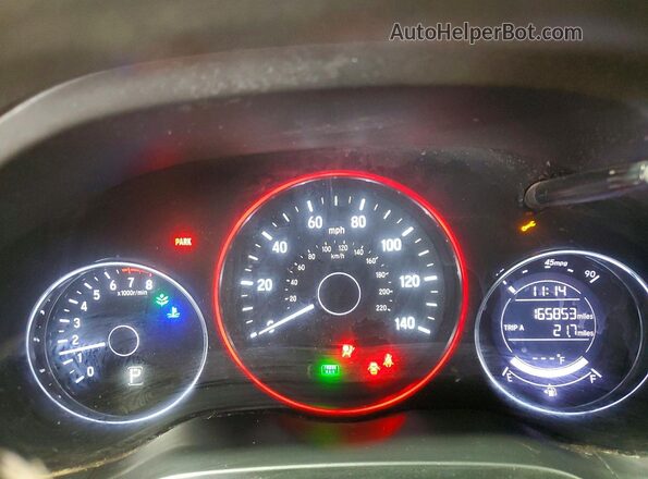 3CZRU6H34JG724844 2018 HONDA HR-V Серый Вид щитка приборов