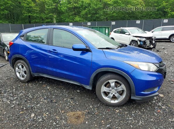 3CZRU6H36JM705469 2018 HONDA HR-V Синий Передняя правая четверть