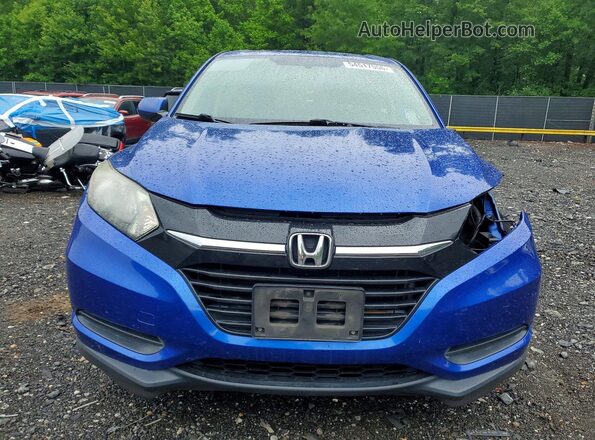 3CZRU6H36JM705469 2018 HONDA HR-V Синий Вид спереди