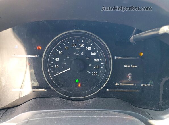 3CZRU6H36NM100423 2022 HONDA HR-V Black Widok zestawu wskaźników