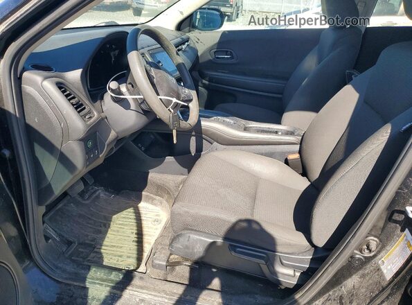 3CZRU6H36NM100423 2022 HONDA HR-V Black Widok wnętrza z przodu
