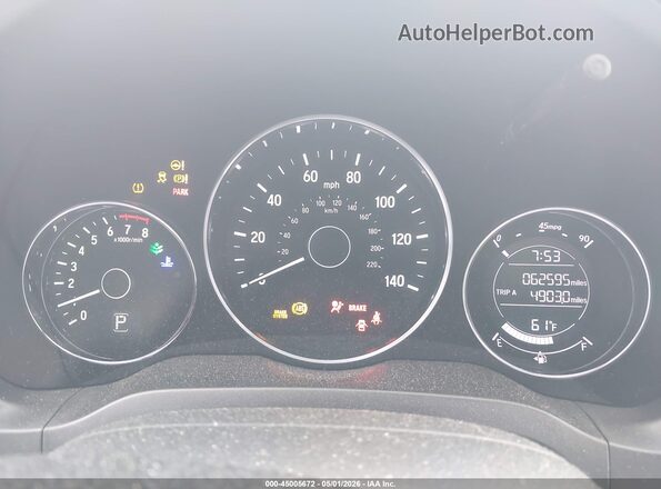 3CZRU6H50JG720470 2018 HONDA HR-V Синий Вид задних сидений