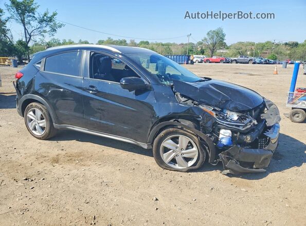 3CZRU6H50KM724859 2019 HONDA HR-V Black Przód prawy