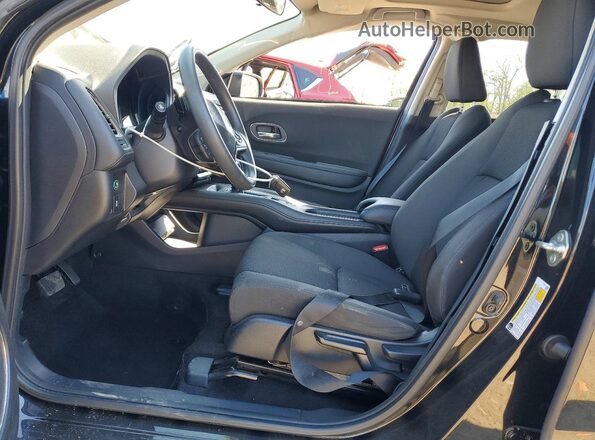 3CZRU6H50KM724859 2019 HONDA HR-V Black Widok wnętrza z przodu