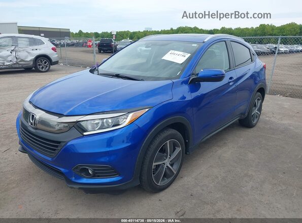 3CZRU6H50MM706753 2021 HONDA HR-V Blue Vista tres cuartos delantera izquierda