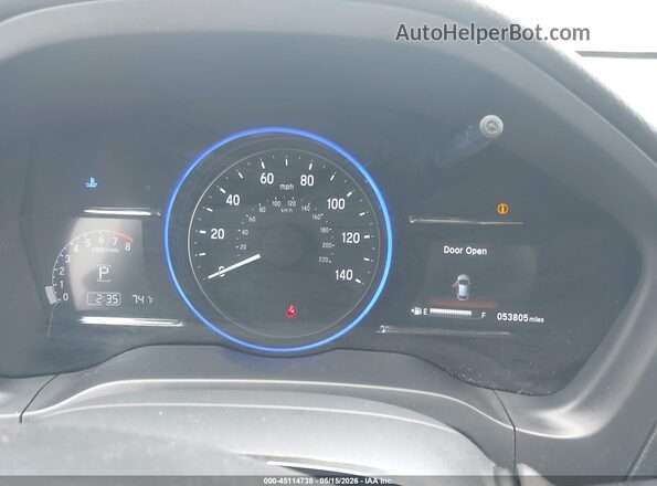 3CZRU6H50MM706753 2021 HONDA HR-V Blue Vista de los asientos traseros