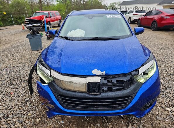 3CZRU6H52MM731038 2021 HONDA HR-V Синий Вид спереди