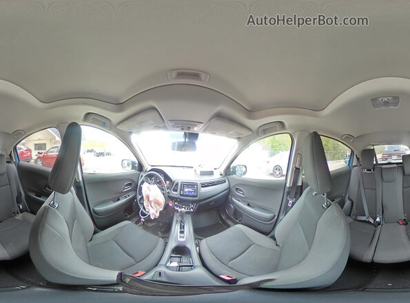 3CZRU6H52MM731038 2021 HONDA HR-V Синий Панорамный вид салона 360°