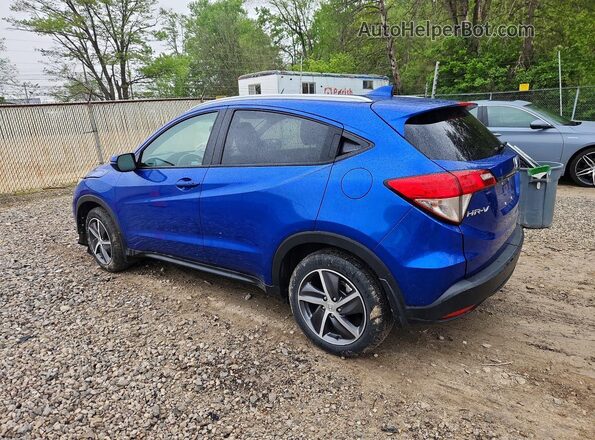 3CZRU6H52MM731038 2021 HONDA HR-V Синий Задняя левая четверть