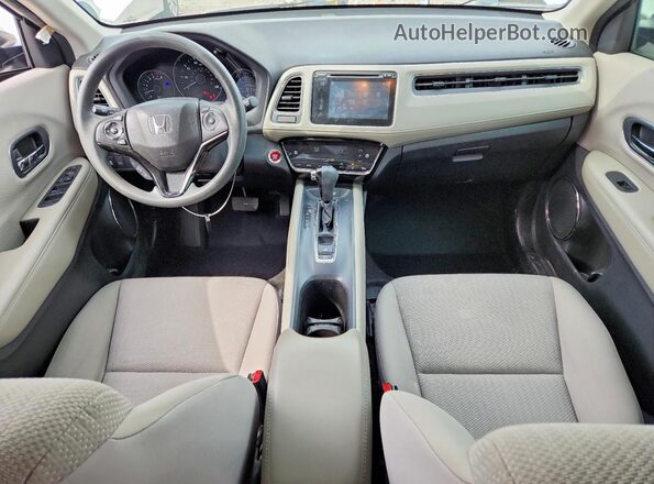 3CZRU6H55JM723656 2018 HONDA HR-V Белый Вид панели приборов