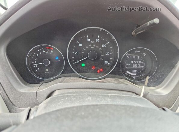 3CZRU6H55JM723656 2018 HONDA HR-V Белый Вид щитка приборов