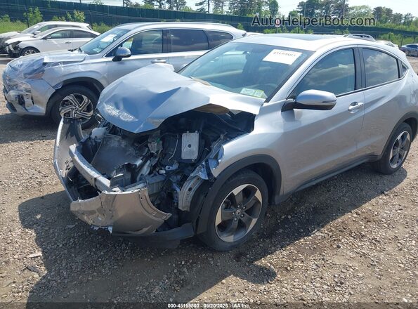 3CZRU6H56JM711970 2018 HONDA HR-V Серебряный Передняя левая четверть