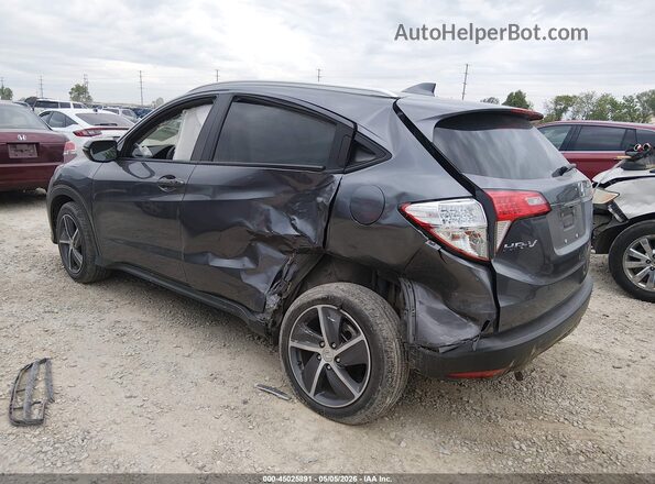 3CZRU6H56MM713108 2021 HONDA HR-V Серый Задняя левая четверть