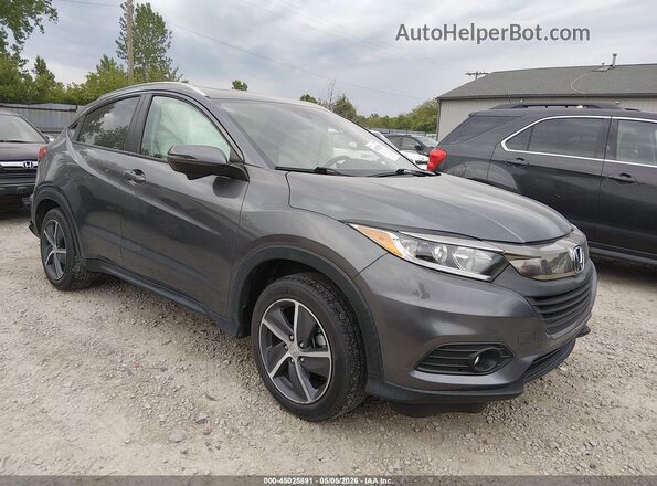 3CZRU6H56MM713108 2021 HONDA HR-V Серый Передняя правая четверть