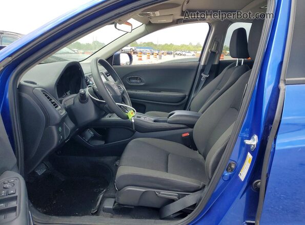 3CZRU6H57MM735425 2021 HONDA HR-V Blue Вид салону спереду