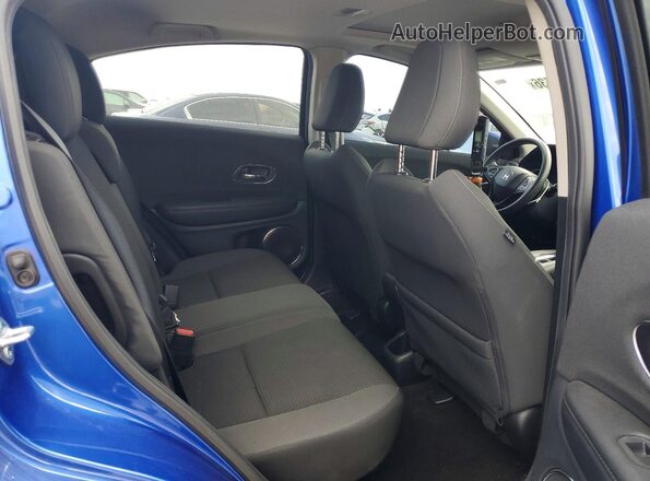 3CZRU6H57MM735425 2021 HONDA HR-V Blue Вид задніх сидінь