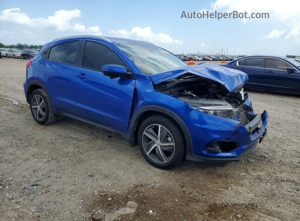 3CZRU6H57MM735425 2021 HONDA HR-V Blue Передня права чверть