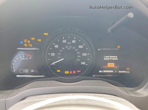 3CZRU6H57MM735425 2021 HONDA HR-V Blue Вид щитка приладів