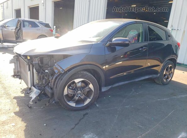 3CZRU6H58JG720295 2018 HONDA HR-V Серый Передняя левая четверть
