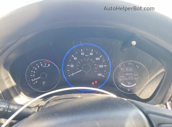 3CZRU6H58JG720295 2018 HONDA HR-V Серый Вид щитка приборов