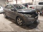 2016 Honda Hr-v Ex Gray vin: 3CZRU6H59GM751906