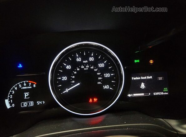 3CZRU6H59LM704496 2020 HONDA HR-V Серый Вид щитка приборов