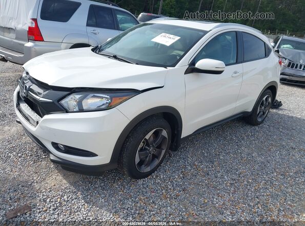3CZRU6H70JM718950 2018 HONDA HR-V Белый Передняя левая четверть