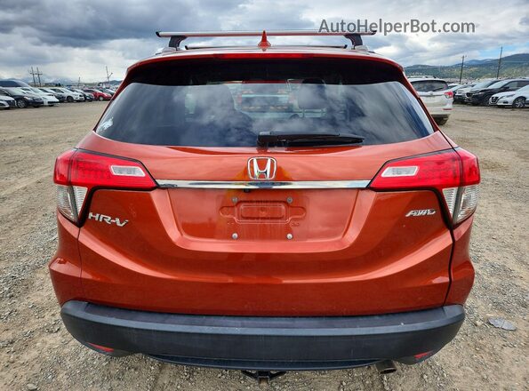 3CZRU6H70LM729255 2020 HONDA HR-V Оранжевый Вид сзади