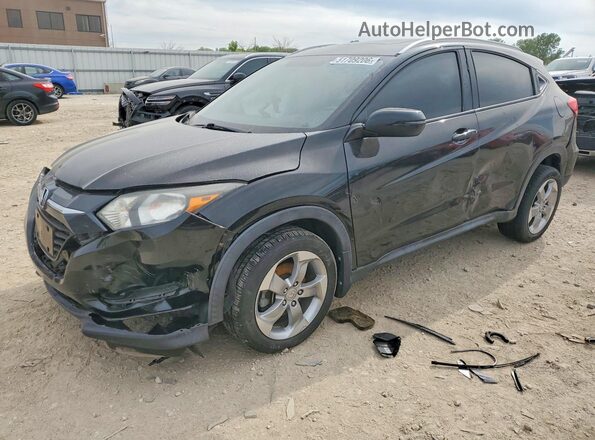 3CZRU6H71HM703657 2017 HONDA HR-V Черный Передняя левая четверть