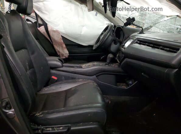 3CZRU6H72MM703788 2021 HONDA HR-V Серый Вид салона спереди
