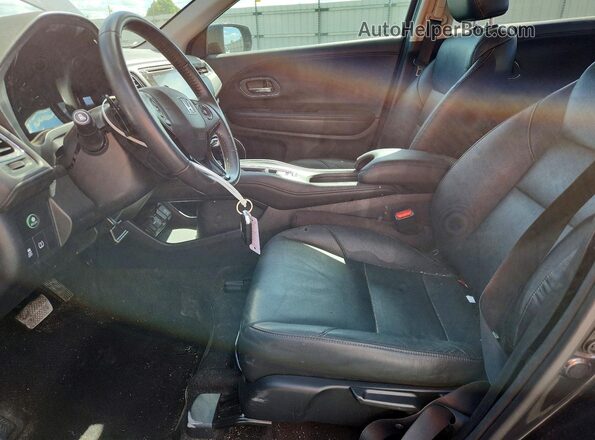 3CZRU6H74HM733641 2017 HONDA HR-V Синий Вид салона спереди