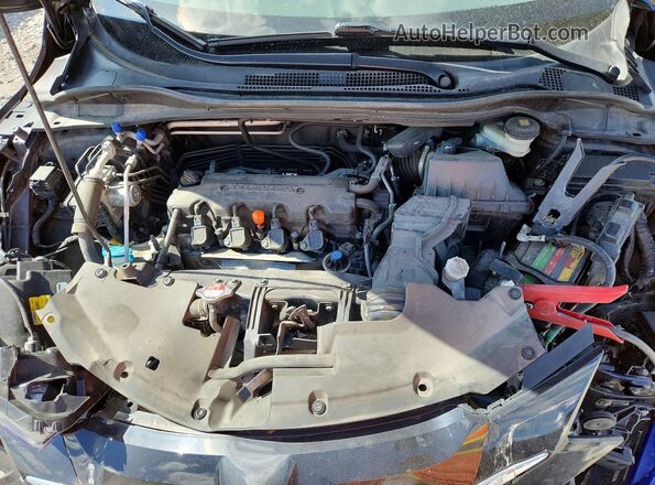 3CZRU6H74HM733641 2017 HONDA HR-V Синий Вид задней части салона