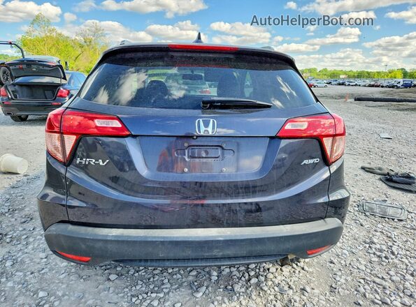 3CZRU6H74HM733641 2017 HONDA HR-V Синий Вид сзади