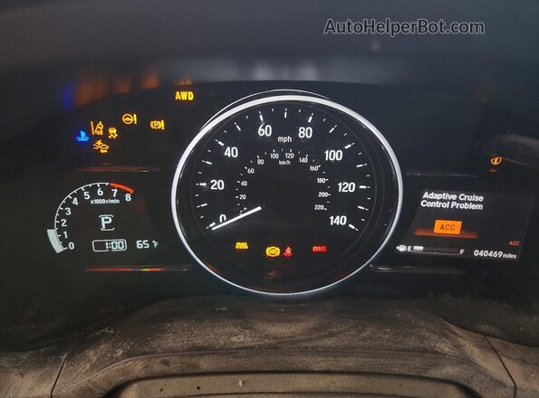 3CZRU6H74LM707016 2020 HONDA HR-V Серый Вид щитка приборов
