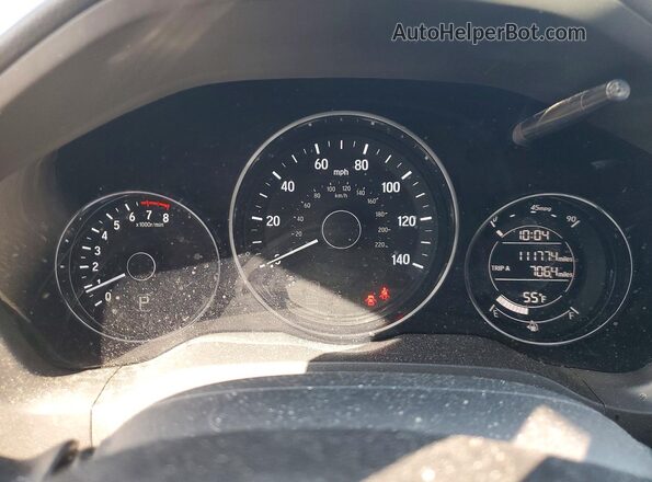 3CZRU6H76HM724407 2017 HONDA HR-V Черный Вид щитка приборов