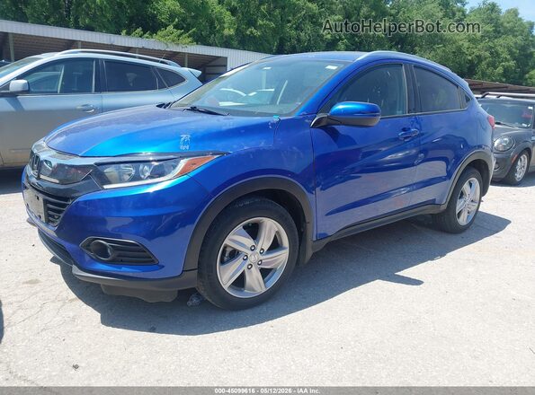 3CZRU6H77LM734579 2020 HONDA HR-V Синий Передняя левая четверть
