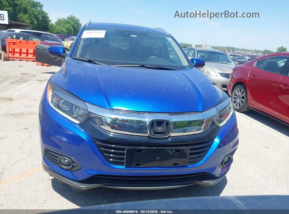 3CZRU6H77LM734579 2020 HONDA HR-V Синий Вид щитка приборов