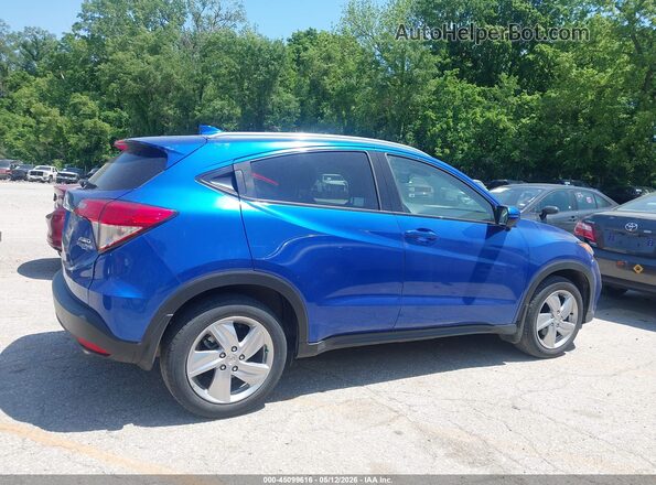 3CZRU6H77LM734579 2020 HONDA HR-V Синий Вид задней части салона