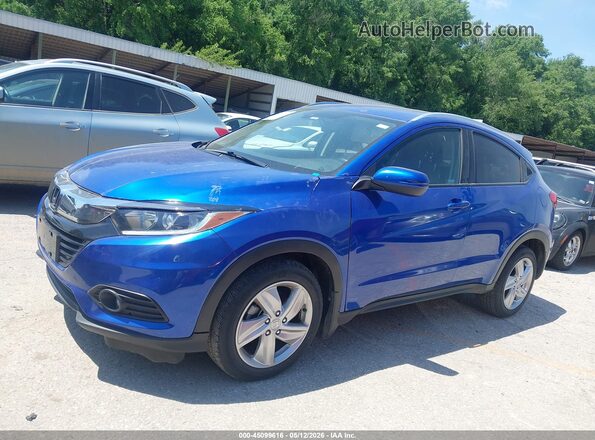 3CZRU6H77LM734579 2020 HONDA HR-V Синий Панорамный вид салона 360°