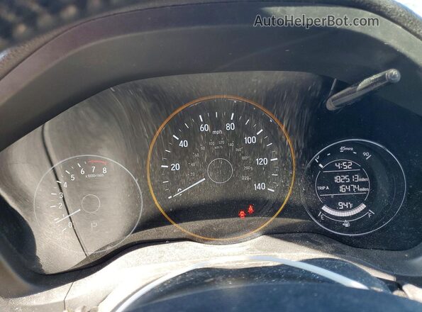 3CZRU6H78GM756435 2016 HONDA HR-V Silver Instrument cluster view
