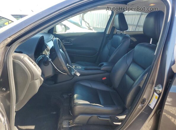 3CZRU6H7XJM712413 2018 HONDA HR-V Gray Widok wnętrza z przodu