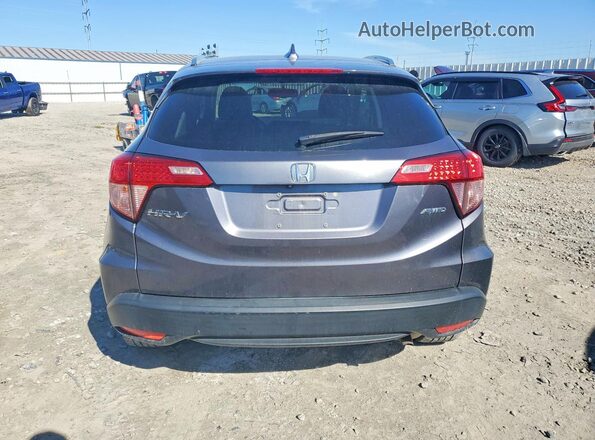 3CZRU6H7XJM712413 2018 HONDA HR-V Gray Widok z tyłu