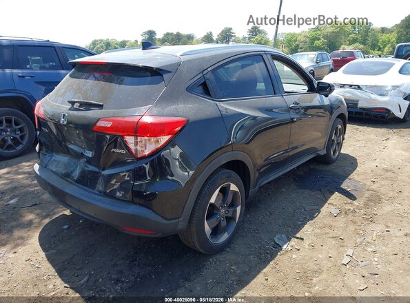 3CZRU6H7XJM724786 2018 HONDA HR-V Черный Задняя правая четверть