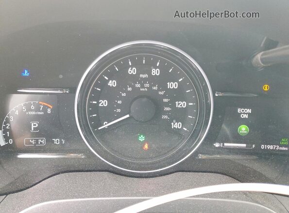 3CZRU6H90LM736207 2020 HONDA HR-V Оранжевый Вид щитка приборов