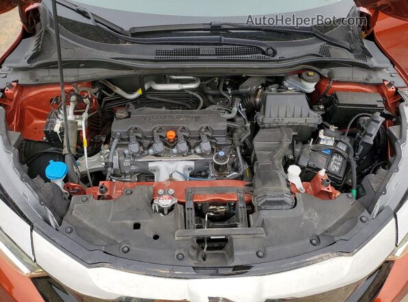 3CZRU6H90LM736207 2020 HONDA HR-V Оранжевый Вид задней части салона