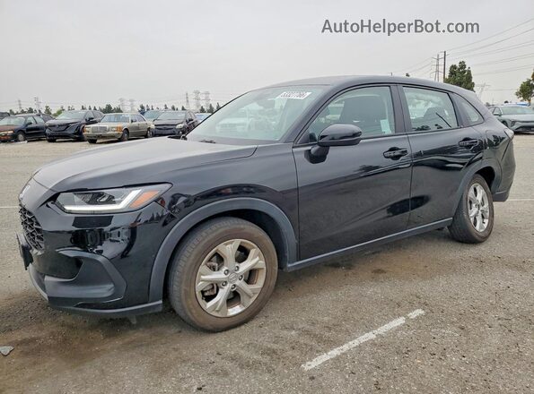 3CZRZ1H35PM713446 2023 HONDA HR-V Черный Передняя левая четверть