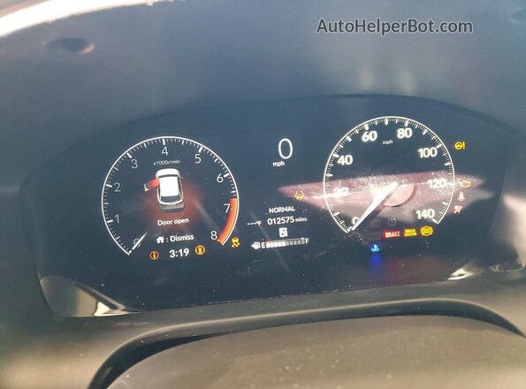 3CZRZ1H54RM748421 2024 HONDA HR-V Red Instrument cluster view