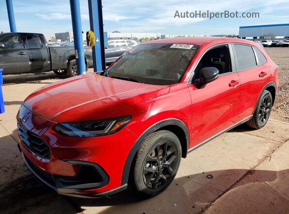 3CZRZ1H54RM748421 2024 HONDA HR-V Red Front left
